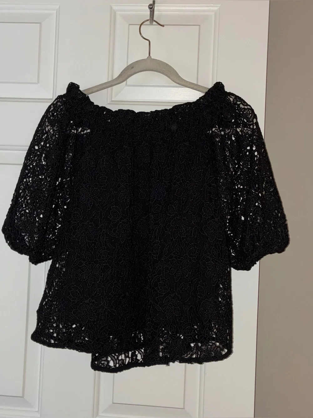 Anthropologie black lace